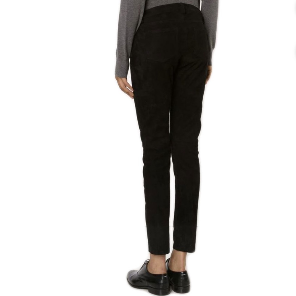 Creatures of the Wind Women's Slim Fit Suede Trousers Sz
10 Black